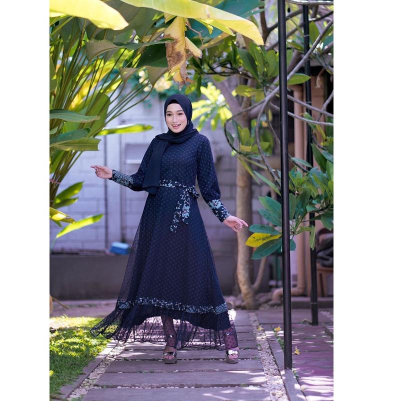 Keluaran Terbaru.. Gamis Brukat Couple Terbaru, Gamis Remaja Batik Couple Untuk Kondangan Lamaran Wi