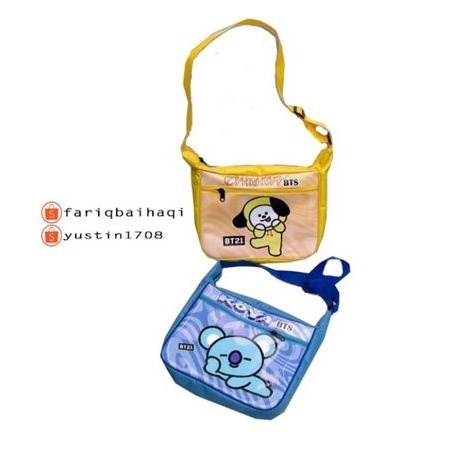 tas selempang bts