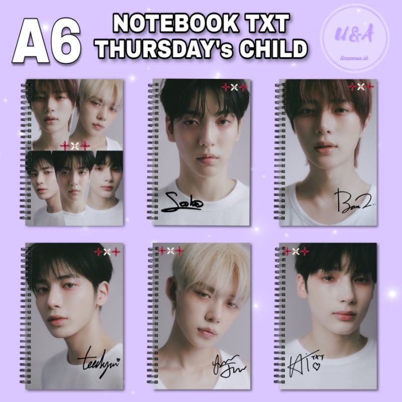 

[COD] NOTEBOOK A6 TXT THURSDAY'S CHILD END Ver Buku Yeonjun Soobin Murah