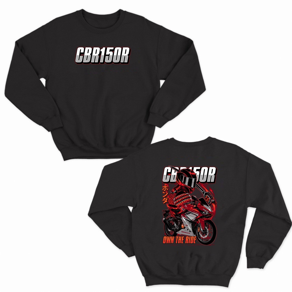 JAKET SWEATER HONDA CBR150R SAMURAI SERIES BIG SIZE JUMBO