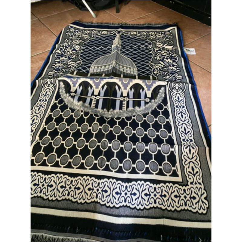 Sajadah Alydrus Lebar | Sajadah Travel Dewasa | Souvenir Oleh Oleh Haji Umroh
