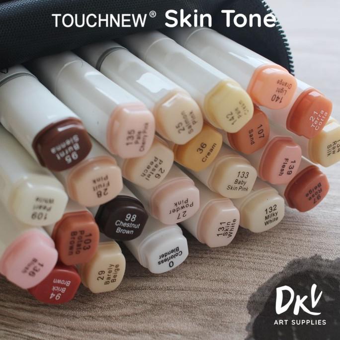 

Touchfive Touchnew Twin Marker Spidol 12 24 Warna Kulit Skin Colors