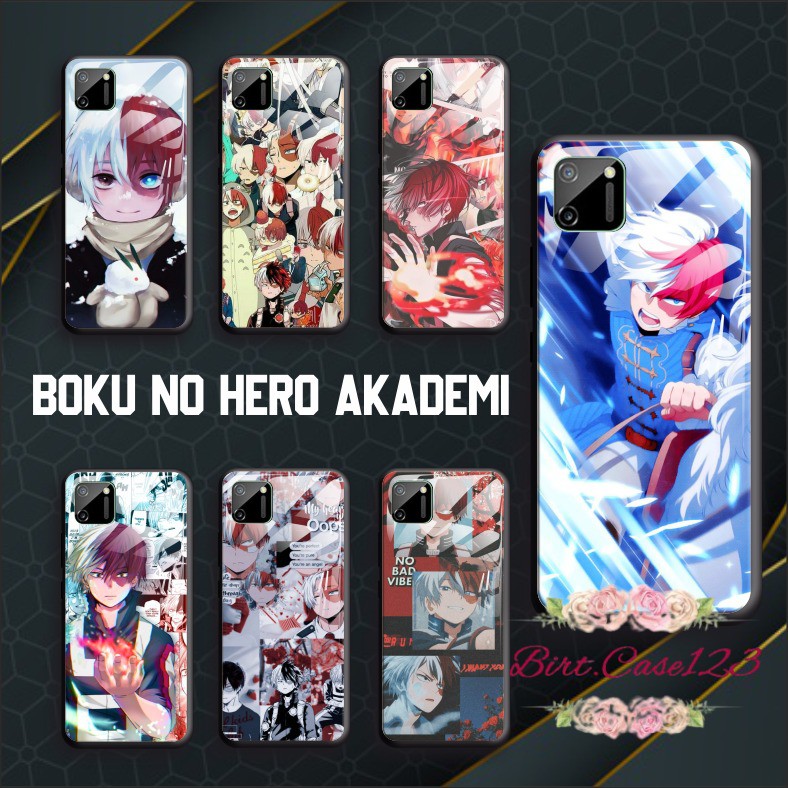 back case glass BOKU NO HERO AKADEMI Vivo Y91 Y17 Y12 Y15 Y93 Y95 Y81 Y83 Y71 Y53 y20 Y30 Y50 BC2766