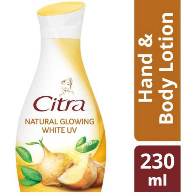 CITRA HAND BODY LOTION NATURAL GLOWING WHITE UV 60ML, 120ML, 230ML