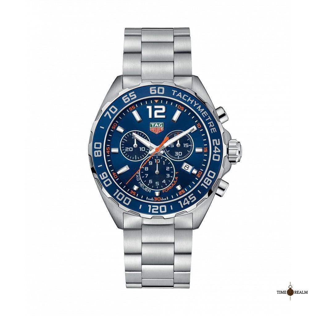 tag heuer formula 1 blue chronograph