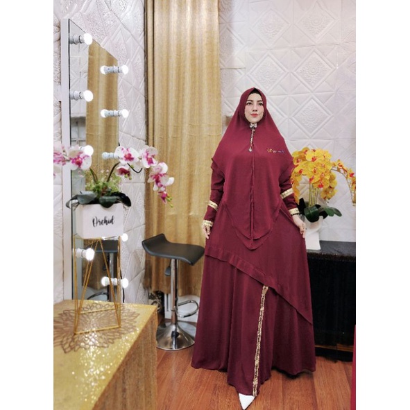 Gamis syar'i amora syar'i by arsyakayla