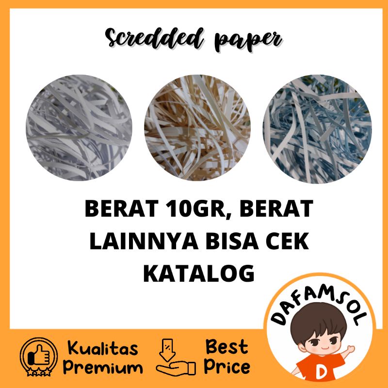 

⏸ DAFAMSOL ⏸ SCREDDED PAPER/KERTAS SERUT/KERTAS CACAH/KERTAS KAWUL