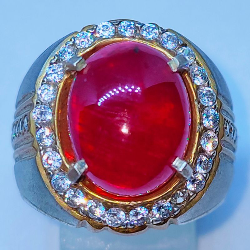 8.70 carat NATURAL RUBY pigeon blood color - bukan ruby burma