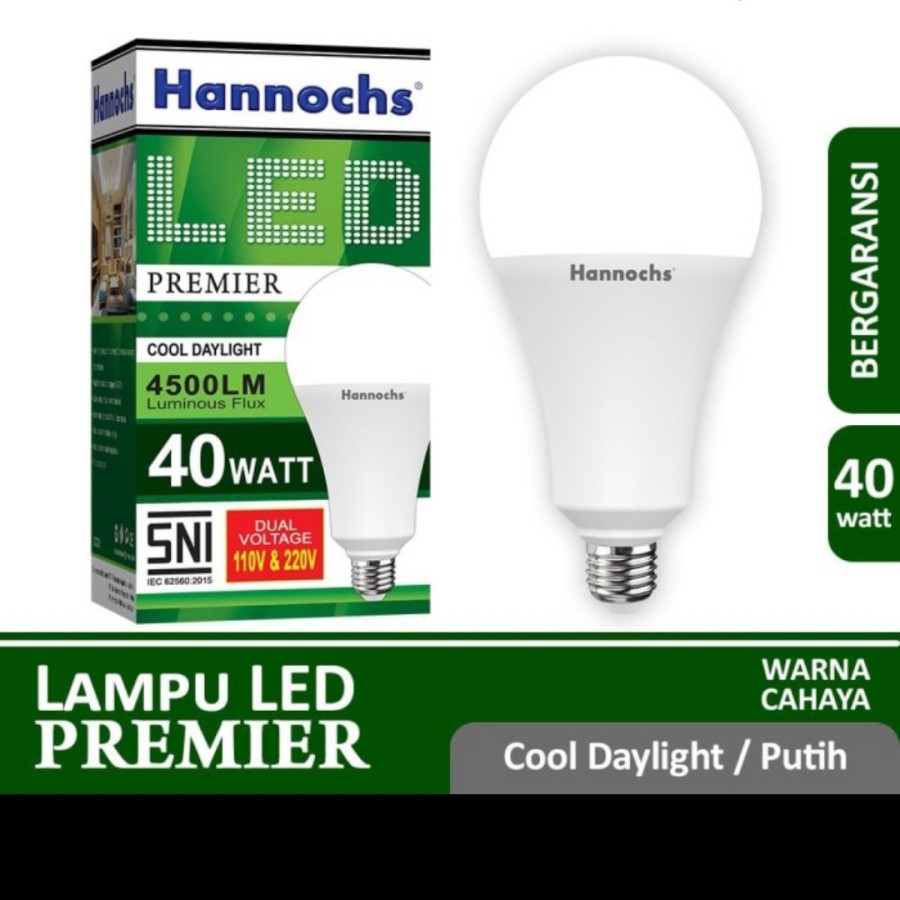 LAMPU LED HANNOCHS PREMIER 40WATT led hannochs premier 40w jumbo