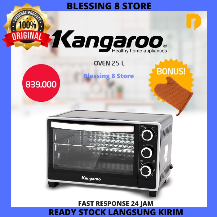 Kangaroo Oven 25 Liter oven Listrik Low watt