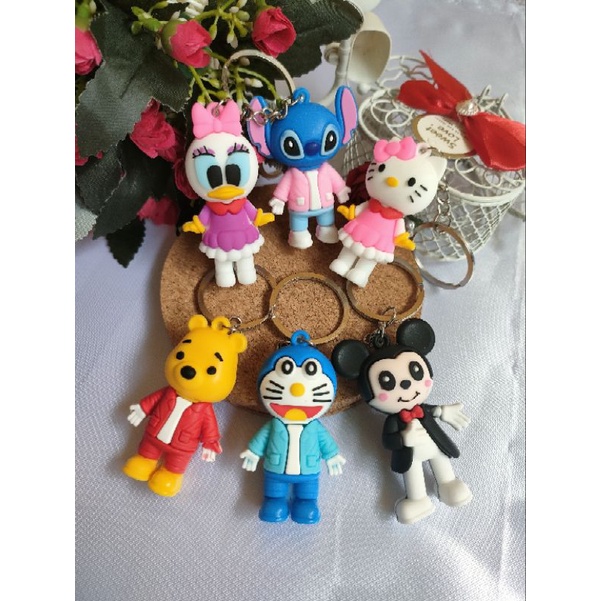 Gantungan kunci Kartun Disney Lucu Unik - Ganci aksesoris import motif kartun pesta