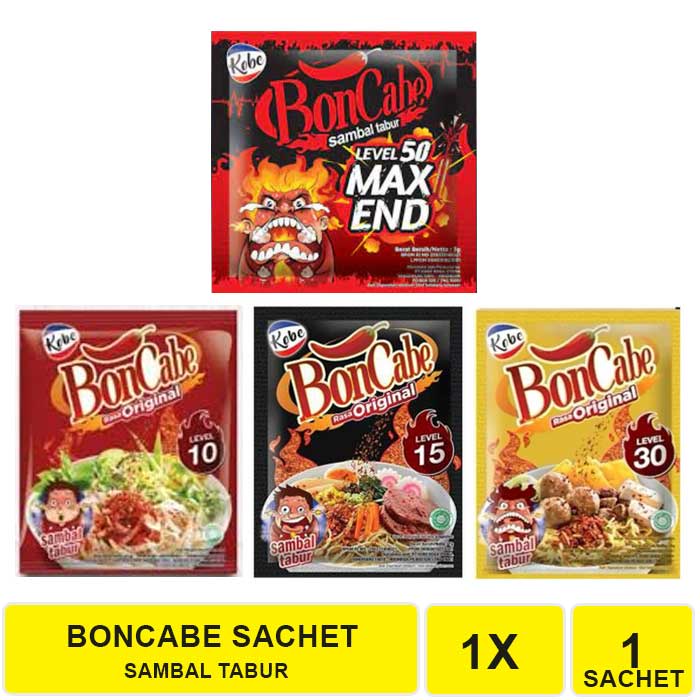 BONCABE SACHET / BON CABE SACHET SAMBAL TABUR / SAMBAL TABUR SACHET