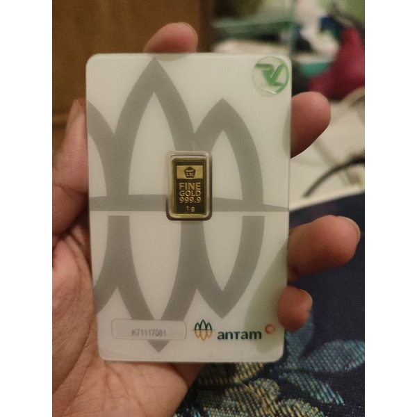 Logam Mulia Antam 1gram Press Certieye 2021