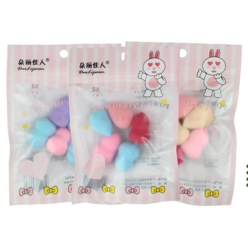 0BEAUTY BLENDER MINI ISI 5PCS / SPONS MAKEUP MINI ISI 5 / MAKE UP SPONGE MINI