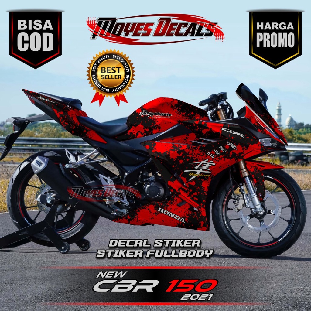 Decal CBR150R 2021 // Decal New CBR 150R 2022 Fullbody