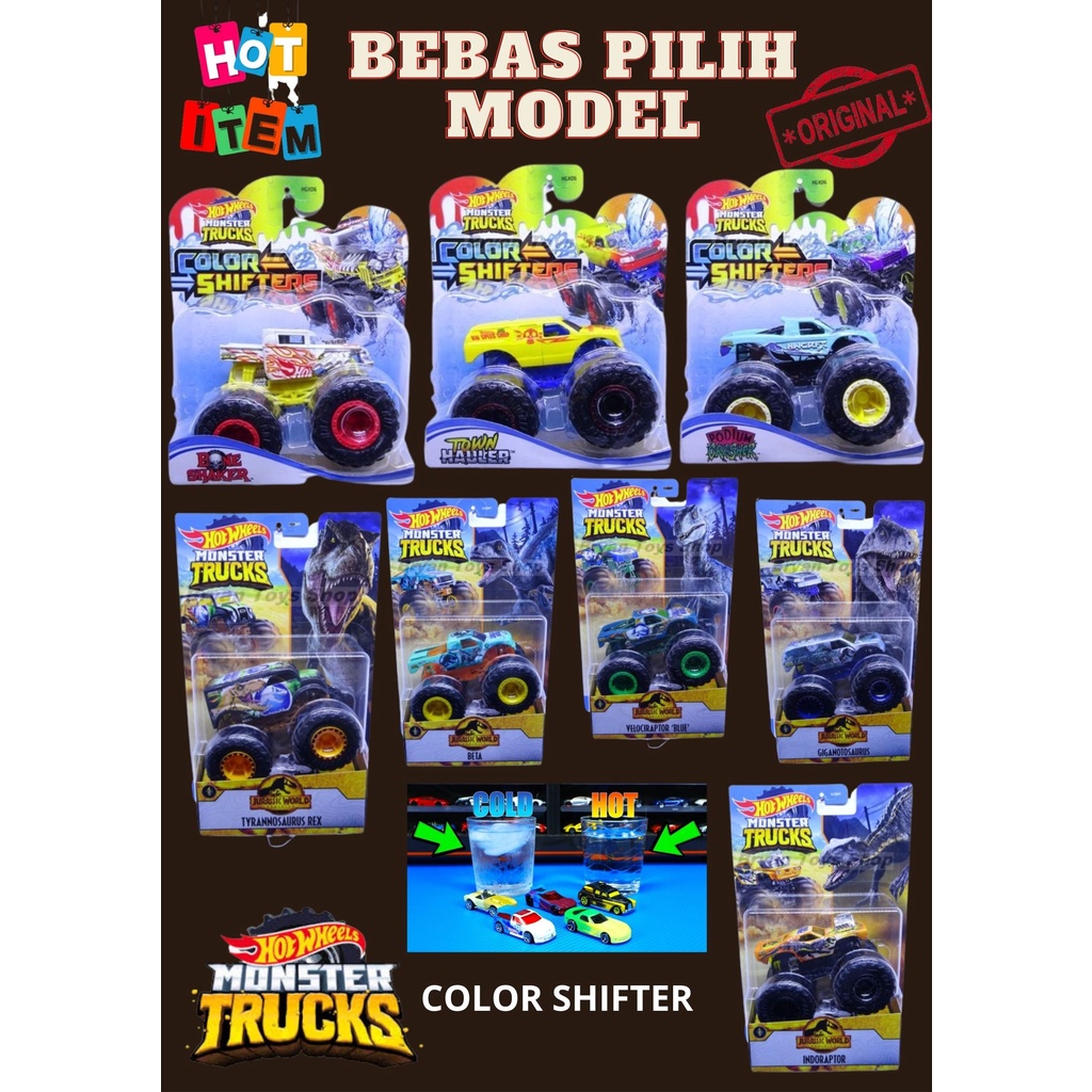 Hot Wheels Monster Trucks BEBAS Pilih Varian Dijamin Original Murah