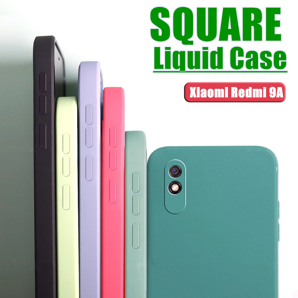 Soft Case Pelindung Kamera Bahan Silikon Bentuk Persegi Tahan Banting Untuk Xiaomi 9 8 Redmi 9a Shopee Indonesia