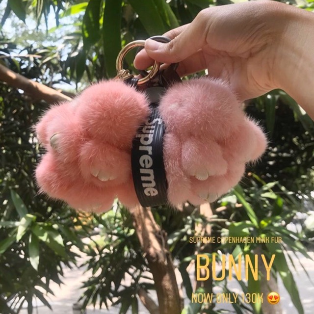 PROMO - Supreme Mink Fur Copenhagen Bunny Pink
