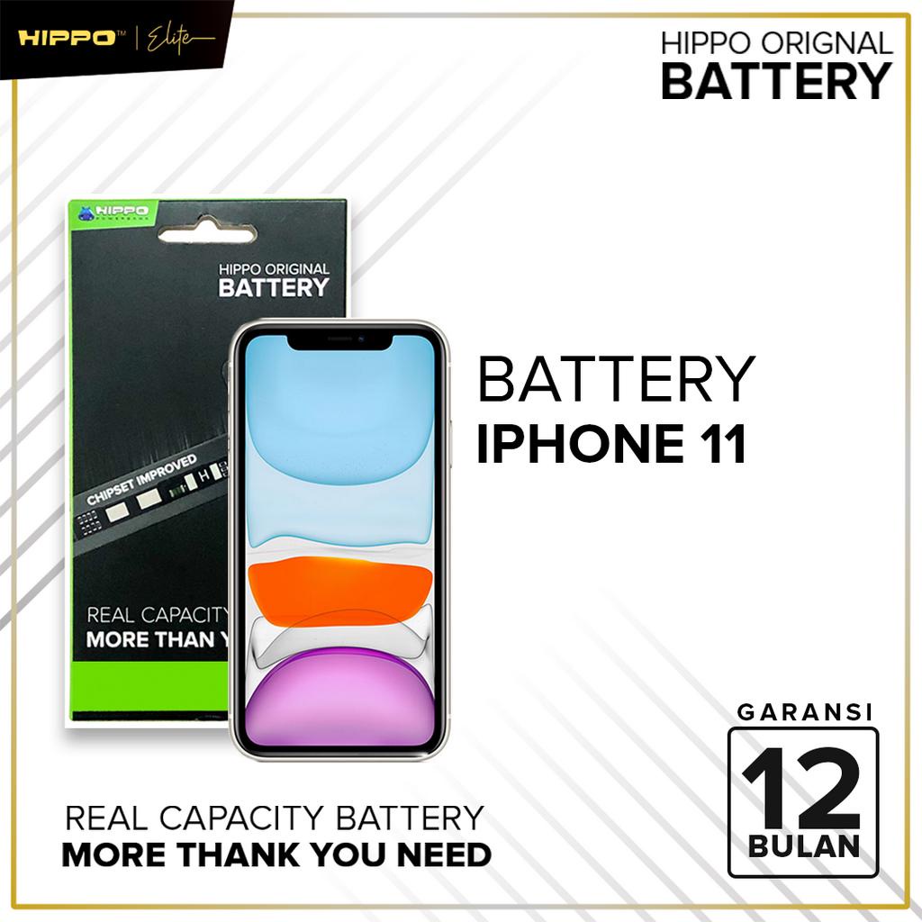 Hippo Baterai All Type iPhone 4 - iPhone 8 Plus 100% Original Batere Premium Garansi Battery Series