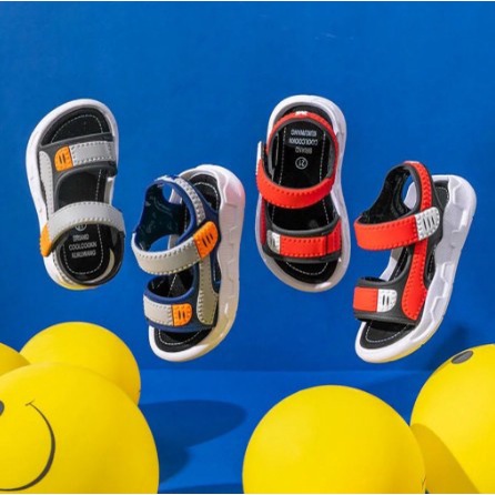 littlekiddoss SH2186 Sepatu Sendal Anak Perekat Sandal Gunung Mateo Anak Perekat 21-35