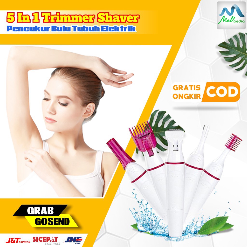 Alat Pencukur Bulu Kemaluan Kumis Ketiak Rambut 5in-1 Trimmer Shaver Elektrik Gn-062  MPRO2