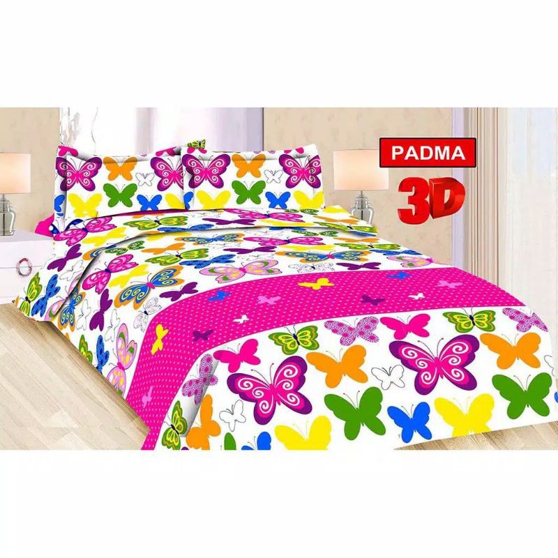 Bed Cover Bonita Grosir 3d Disperse 3 In 1 King 180x200 Bedcover Full Set Shopee Indonesia