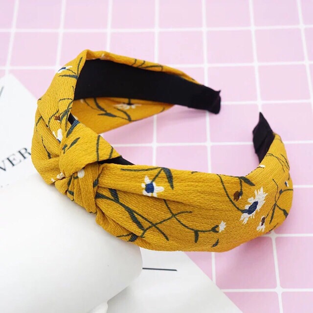 DS B10 BANDANA MOTIF BANDO SIMPUL AKSESORIS RAMBUT WANITA BANDO ALA KOREA IMPORT MURAH