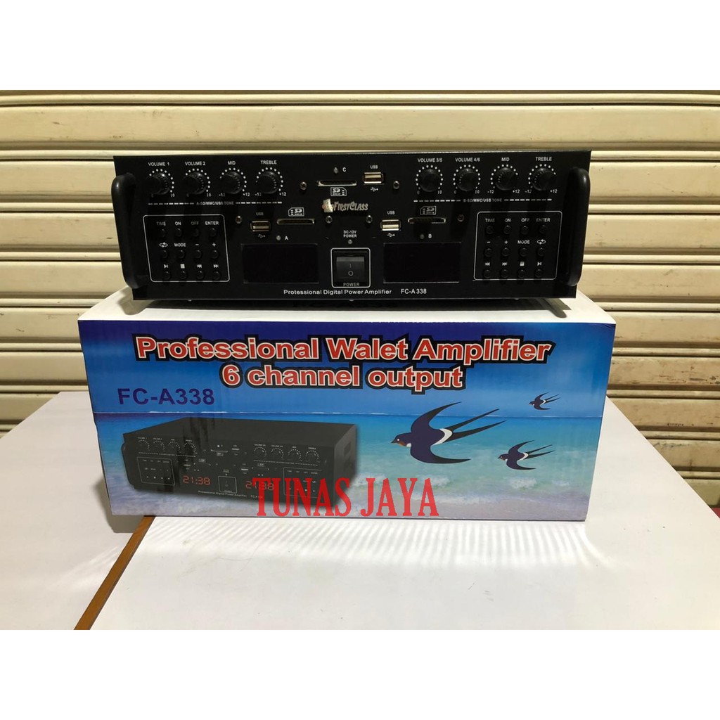 Amplifier Power Mixer Walet FIRSTCLASS fca 338 Original