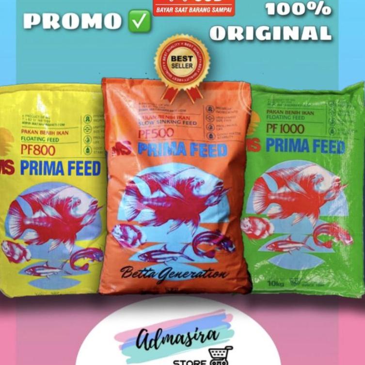 [Original] PF 500 PF 800 PF 1000 PF 0 PF200 repack 1kg pelet benih ikan seed fish feed murah