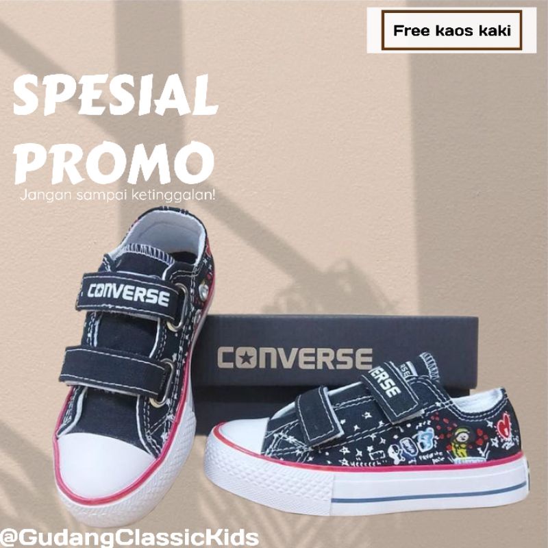 Harga converse outlet velcro