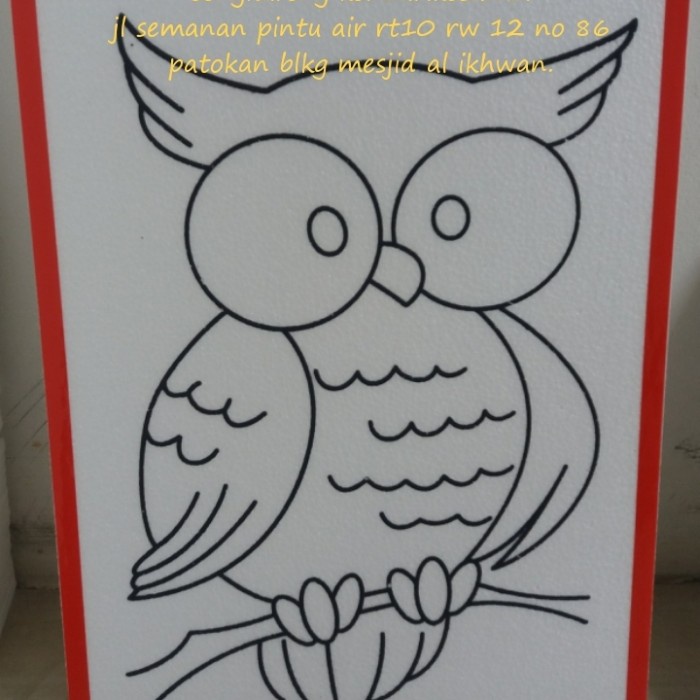 

(DISKON TERMURAH) styrofoam lukis pake lis perlusin
