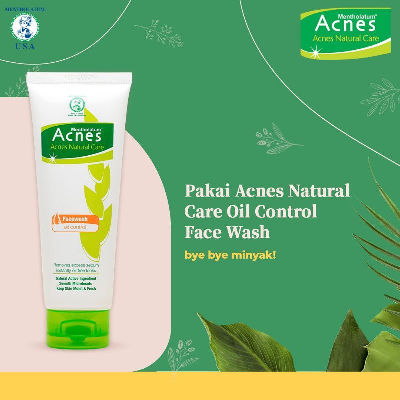 Acnes Natural Care Oil Control Face Wash