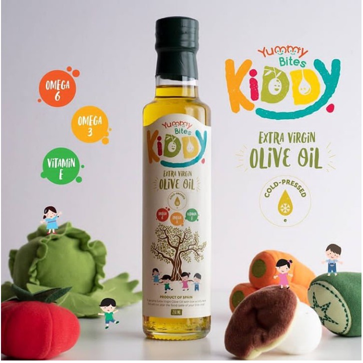 Yummy Bites Kiddy Extra Virgin Olive Oil (EVOO) - Minyak Zaitun 250ml