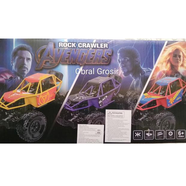MOBIL RC REMOT KONTROL ROCK CRAWLER OFFROAD HEROCAR BELUM PROPO 4WD