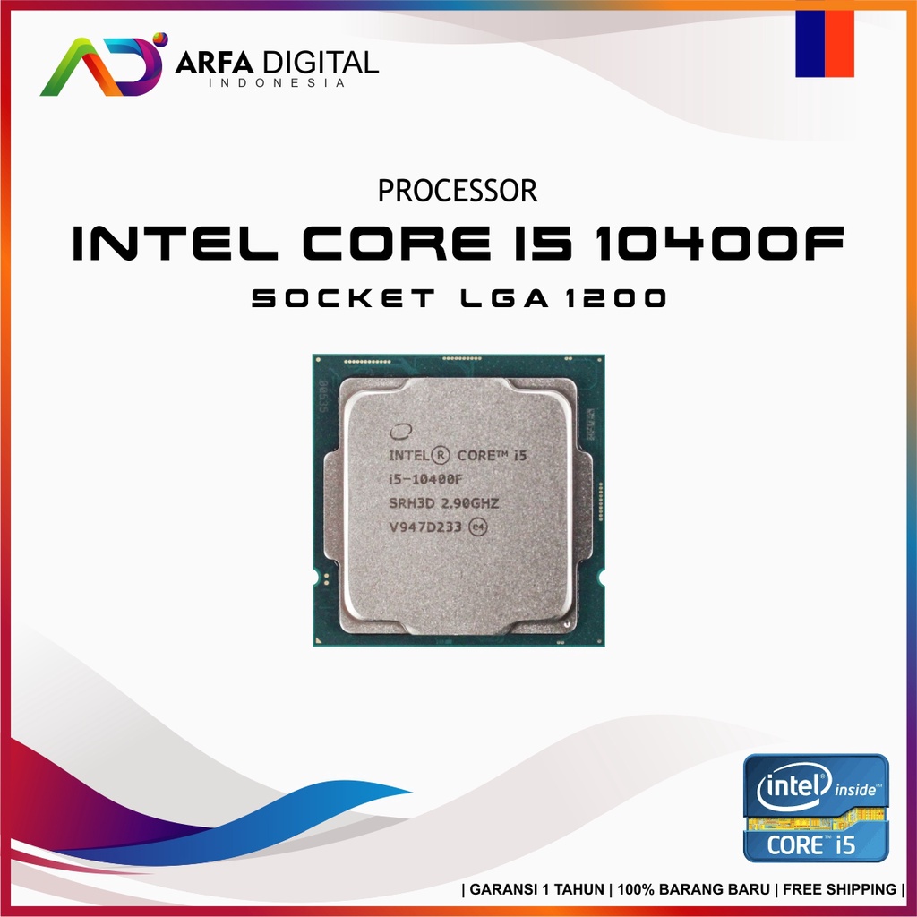 Intel Core i5 10400F 2.9GHz 6 Core 12 Thread Comet Lake - LGA1200