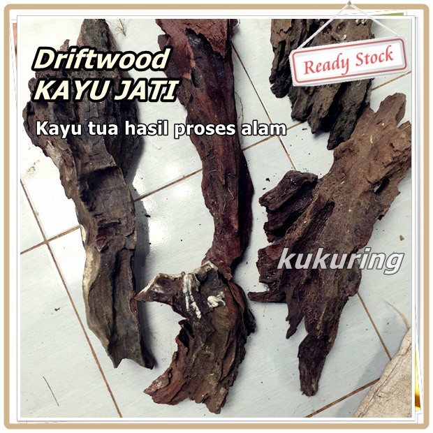 Driftwood - Kayu Tua Di Bentuk Alam - Hiasan Aquarium Aquascape Paludarium kandang hewan dll