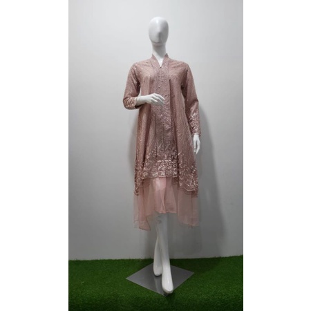 Kebaya Long Tunik Floy Kartini Busui Tutu / Kebaya Wisuda Modern / Kebaya Kondangan Elegant / Kebaya Pesta Mewah / Kebaya Seragam Modern / Kebaya Tunik Busui Modern