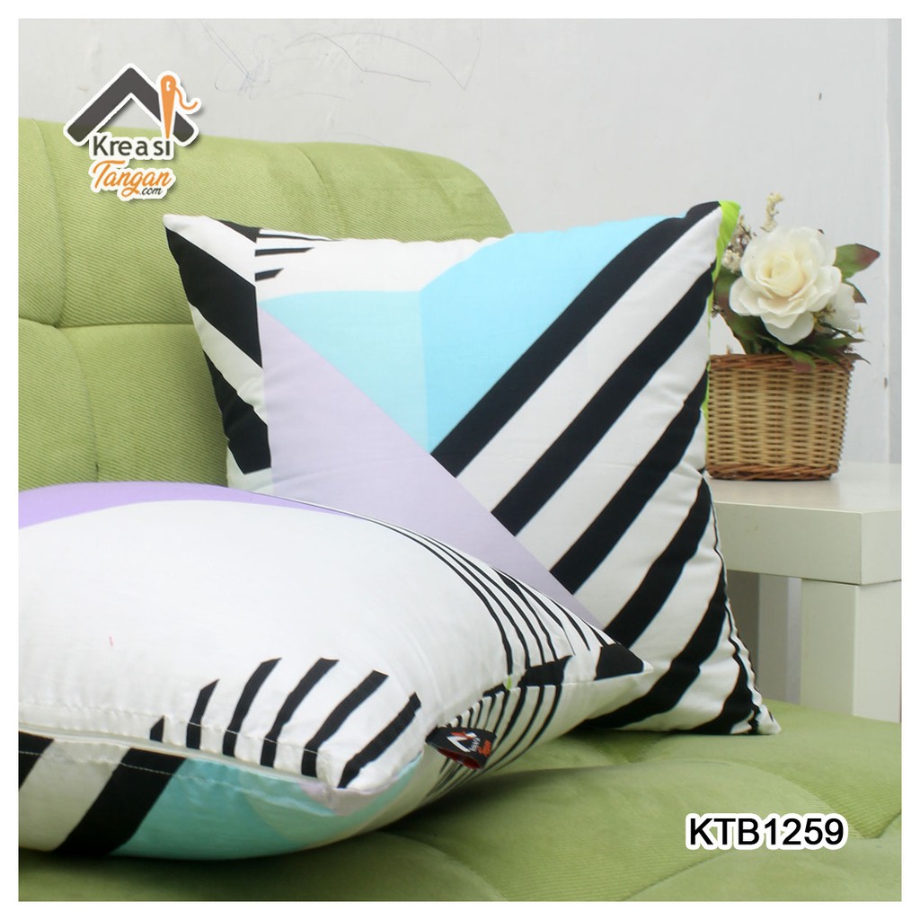 SARUNG BANTAL SOFA Ukuran 30x50, 40x40, 45x45, 50x50, 60x60, 70x70 - KTB1259