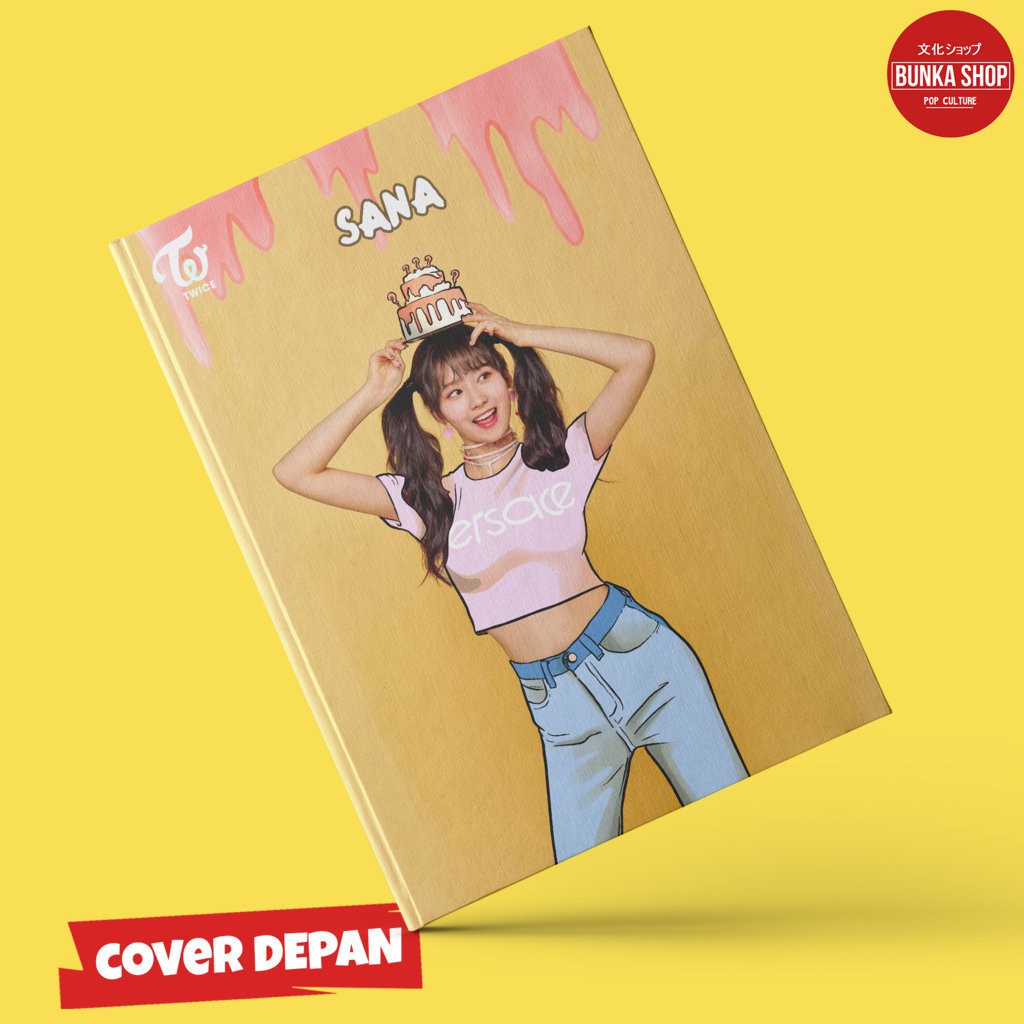 

Note Book HardcoverMusik Korea Kpop Twice Sana UkuranA5 Buku Tulis Catatan Murah Jurnal Agenda Planner Gift Couple