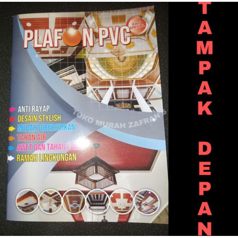 Buku Katalog Album Plafon PVC Anti Rayap - Buku Plafon PVC