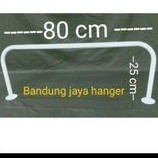 Gantungan dinding 80 cm  /Gantungan Baju Tembok / Gawang Baju Tempel Kedinding (ukuran 80cm) free paku + /Gawang Baju Tempel Kedinding (ukuran 80cm) free paku