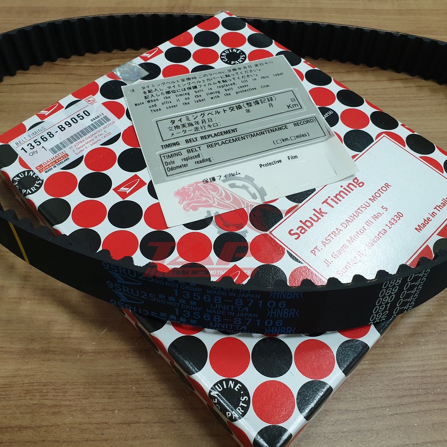 TIMING BELT - SABUK TIMING FEROZA / TARUNA / ESPASS S92