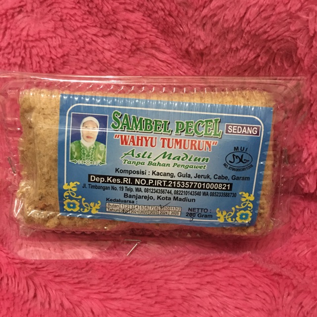 

Sambel Pecel Asli Madiun