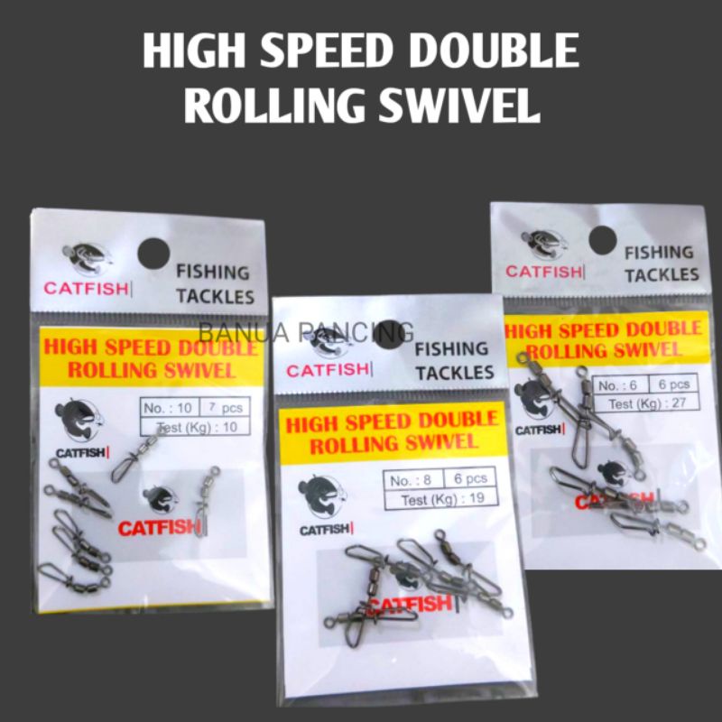 Snap Pancing |Double Rolling Swivel by CATHFISH