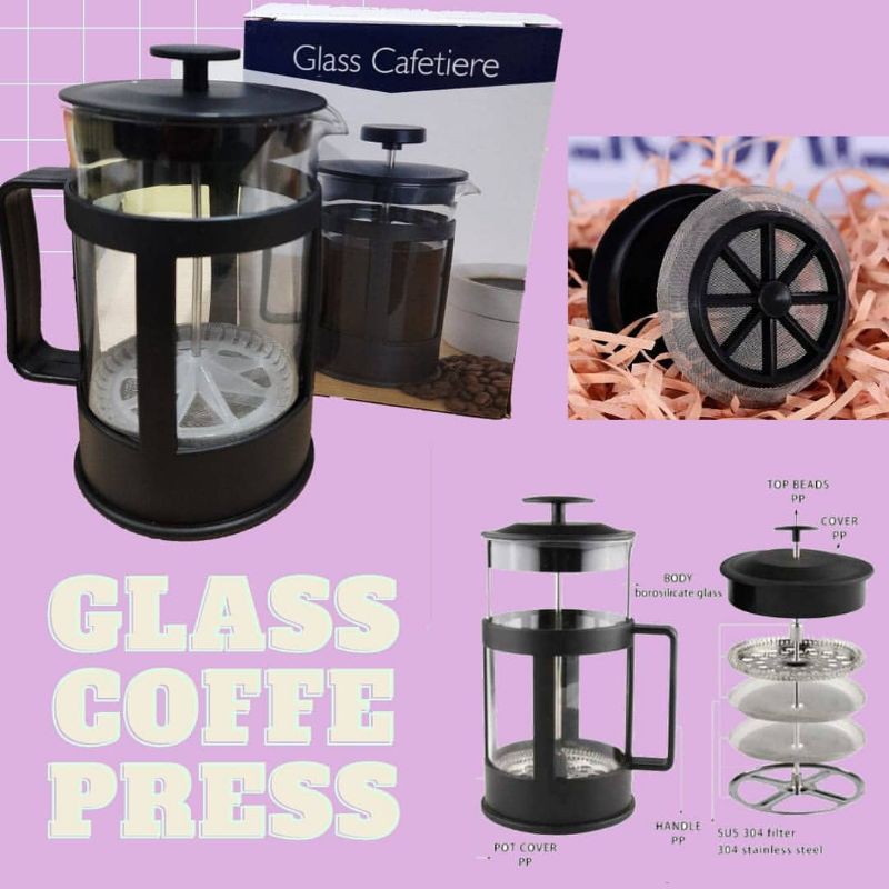 Gelas Press Kopi / Gelas Caffetiere