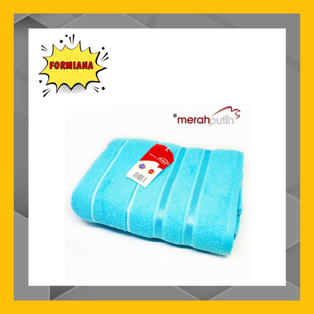 FM - Handuk Merah Putih Polos 70 x 135 cm cotton combed