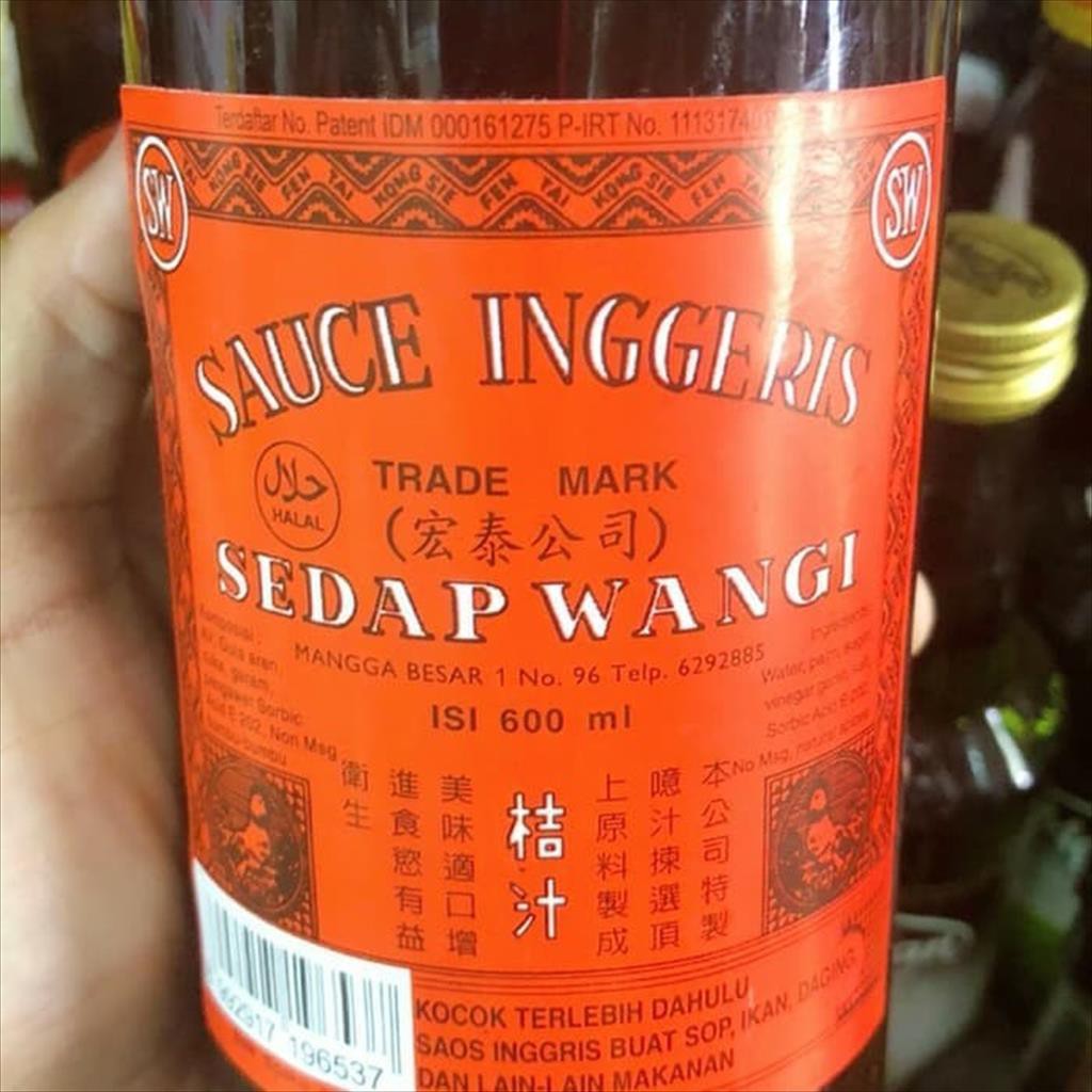 

Sauce Iggeris Sedap Wangi 600 ml