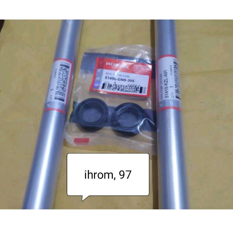 AS SOK DEPAN (PAKET) + SEAL SOK MOTOR BEAT F1 VARIO 125 BEAT POP SCOOPY F1 VARIO 125 LED / 150