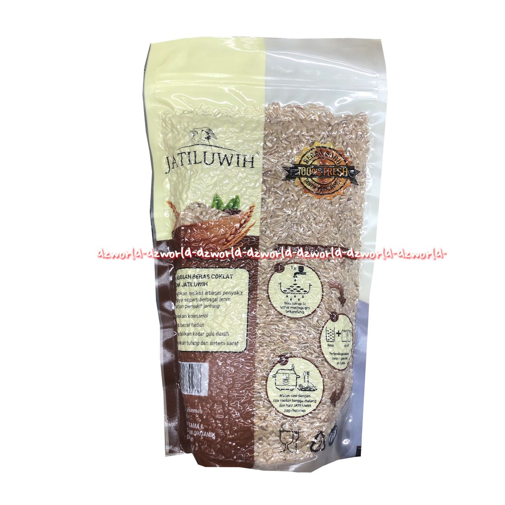Jatiluwih Beras Coklat Organik Premium 1Kg Organic Brown Rice