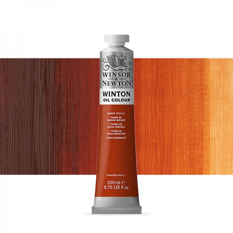 

CAT MINYAK WINTON OIL COLOUR 200 ML BURNT SIENNA WINSOR & NEWTON